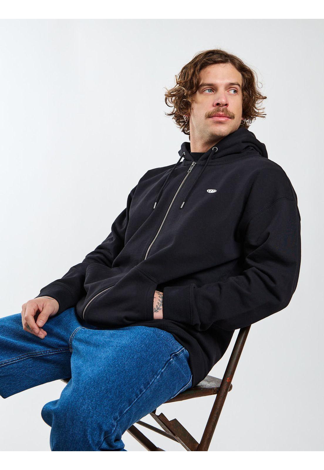 Poleron FZ Core Negro Hombre Maui and Sons-6