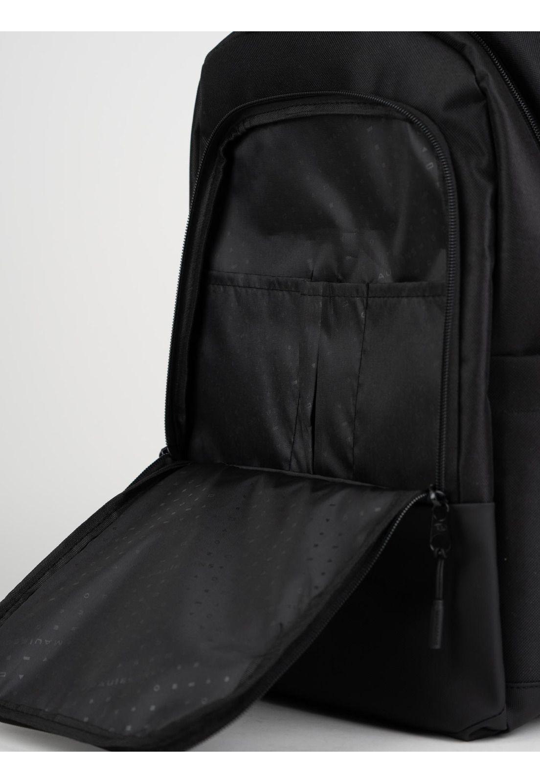 Mochila Escolar Saltix Negro Hombre Maui and sons-2