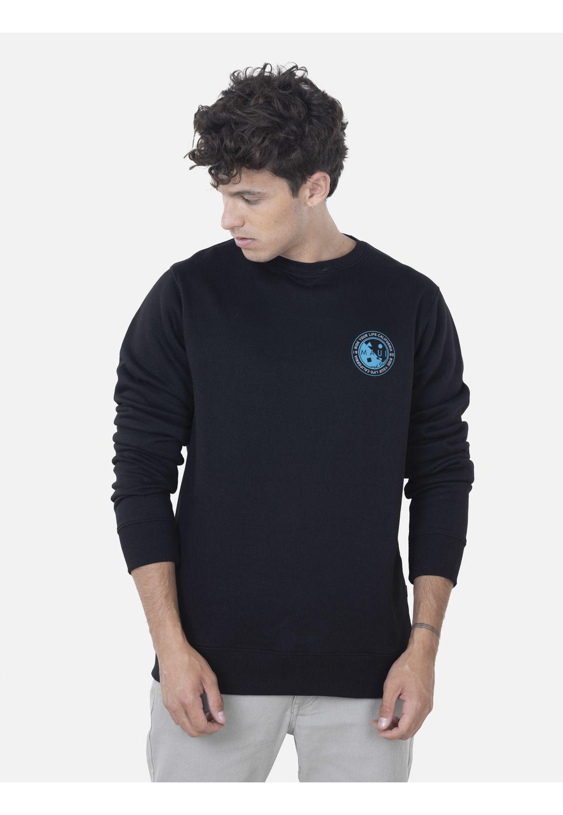 Poleron CR Hombre 5O1031-MI22 Negro Maui and Sons-0