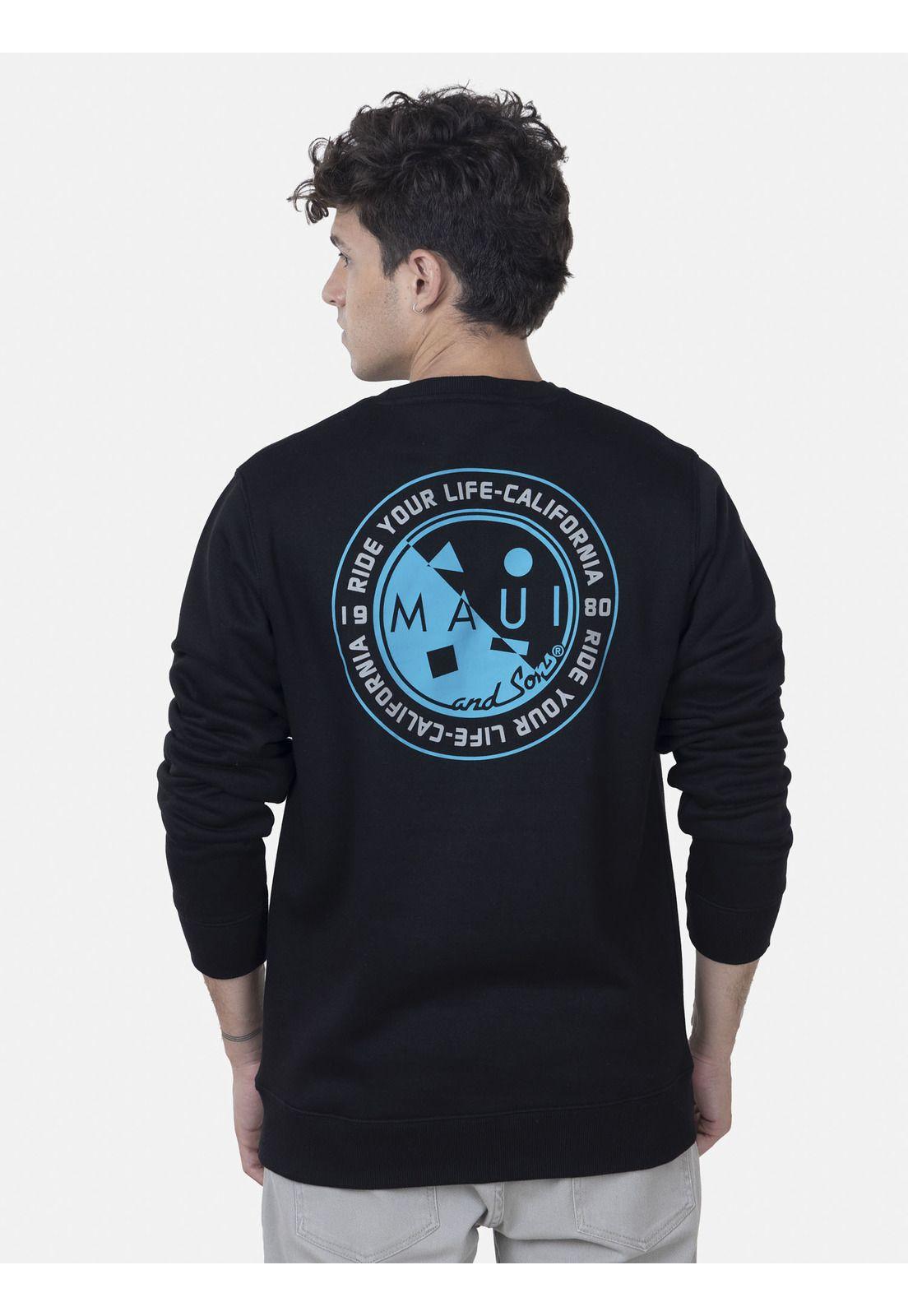 Poleron CR Hombre 5O1031-MI22 Negro Maui and Sons-1
