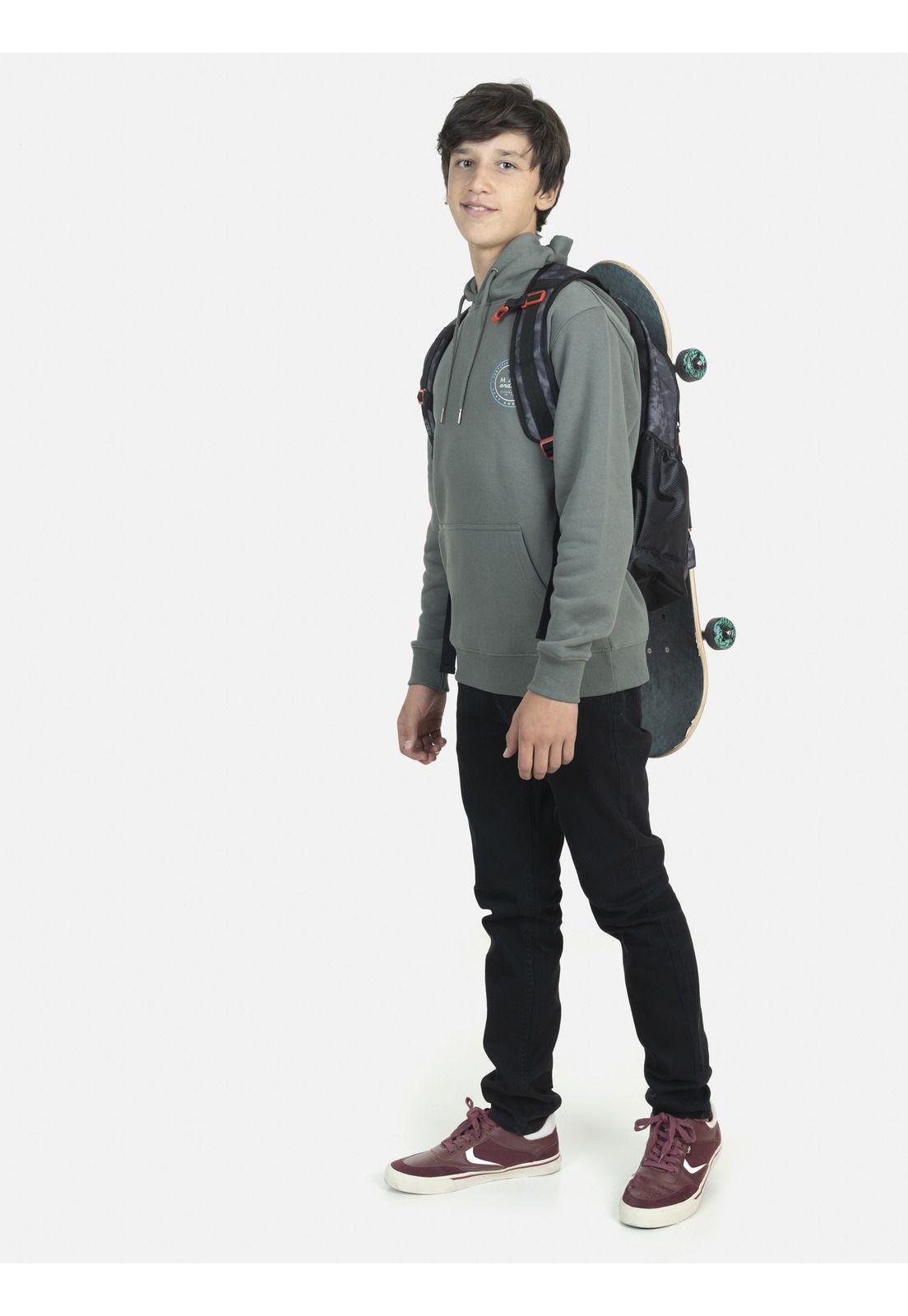 Poleron Juvenil YOUNG SHARK HOODIE Verde Maui and Sons-3