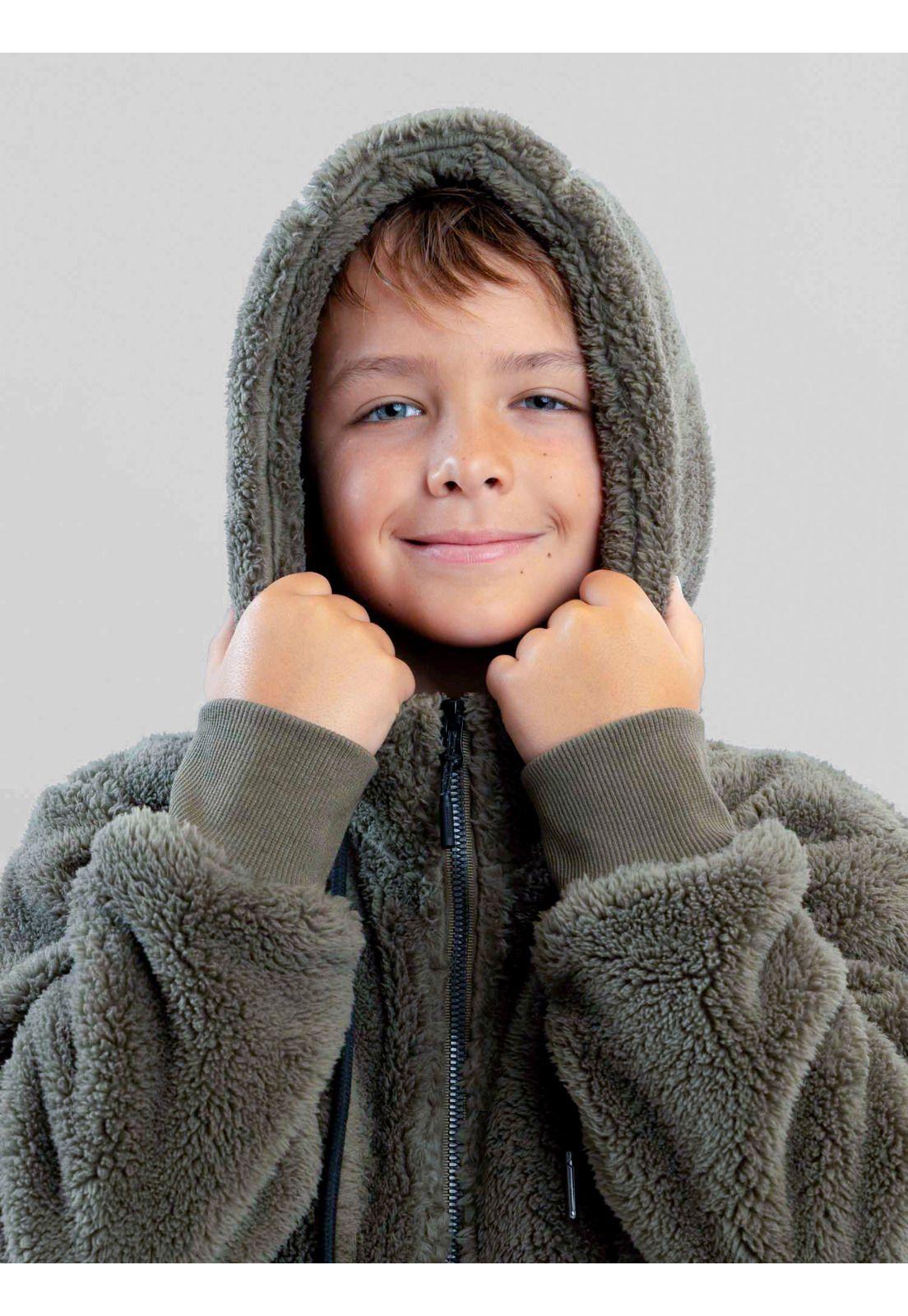 Poleron Chiporro Bayside Verde Infantil Maui And Sons-3