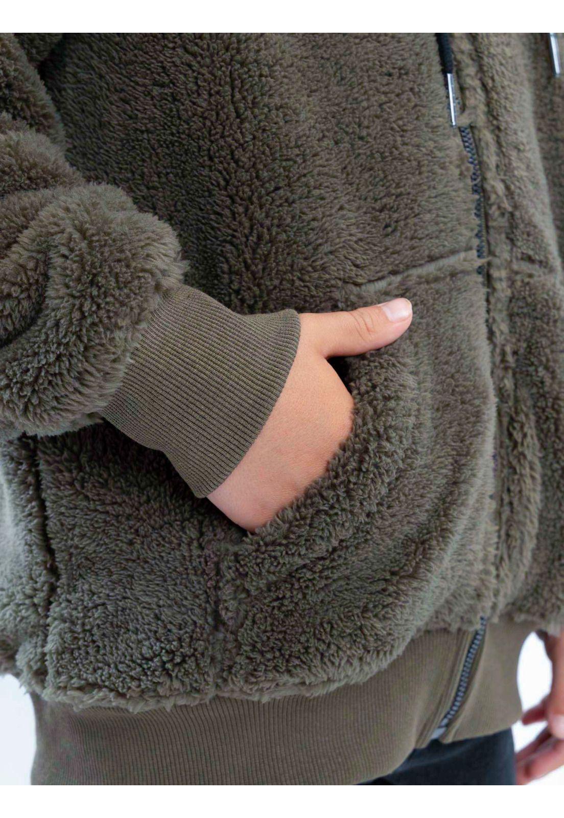 Poleron Chiporro Bayside Verde Infantil Maui And Sons-4