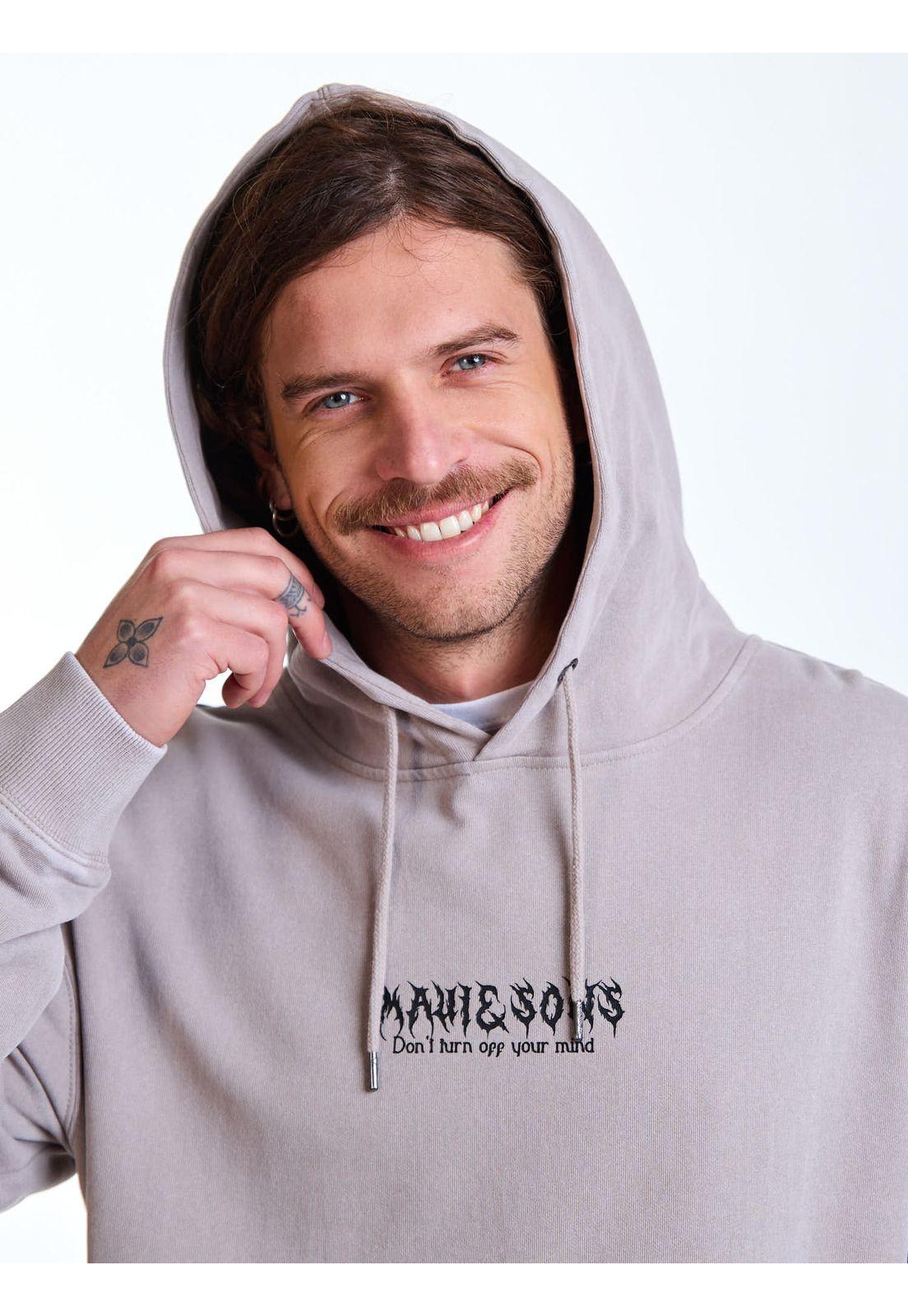Poleron Canguro Sand Vibes Beige Hombre Maui and Sons-4