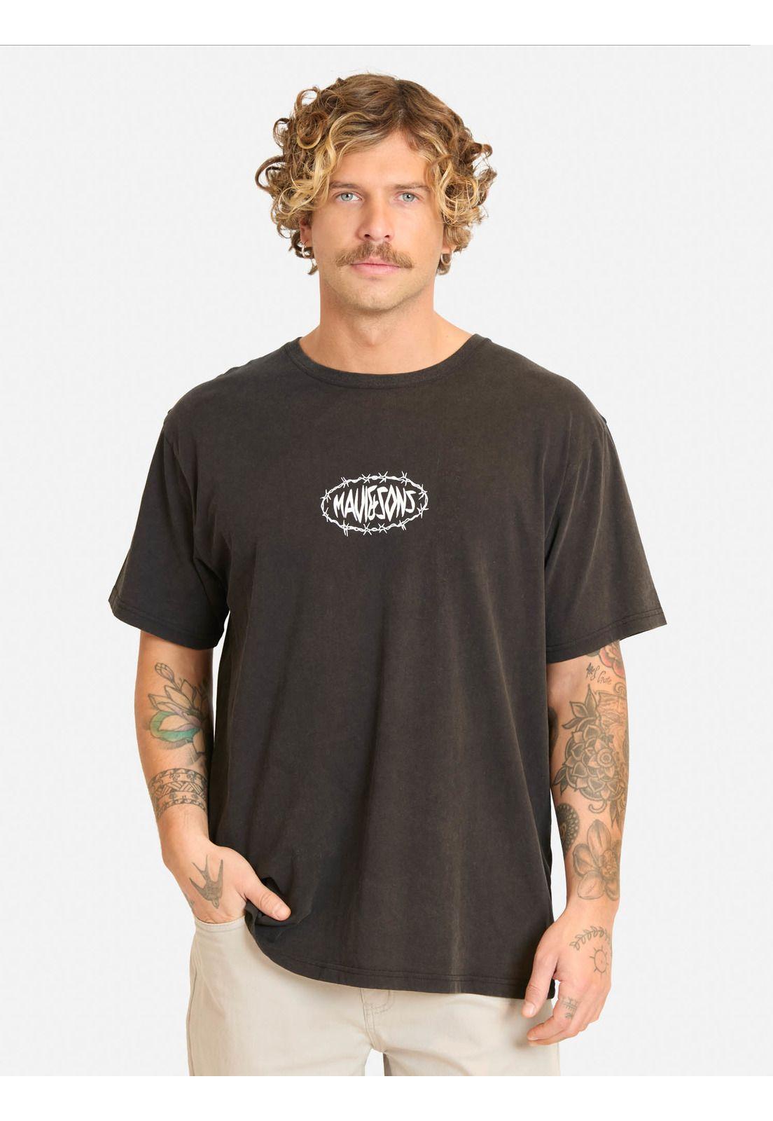 Polera MC Ciyiz Negro Hombre Maui And Sons-0