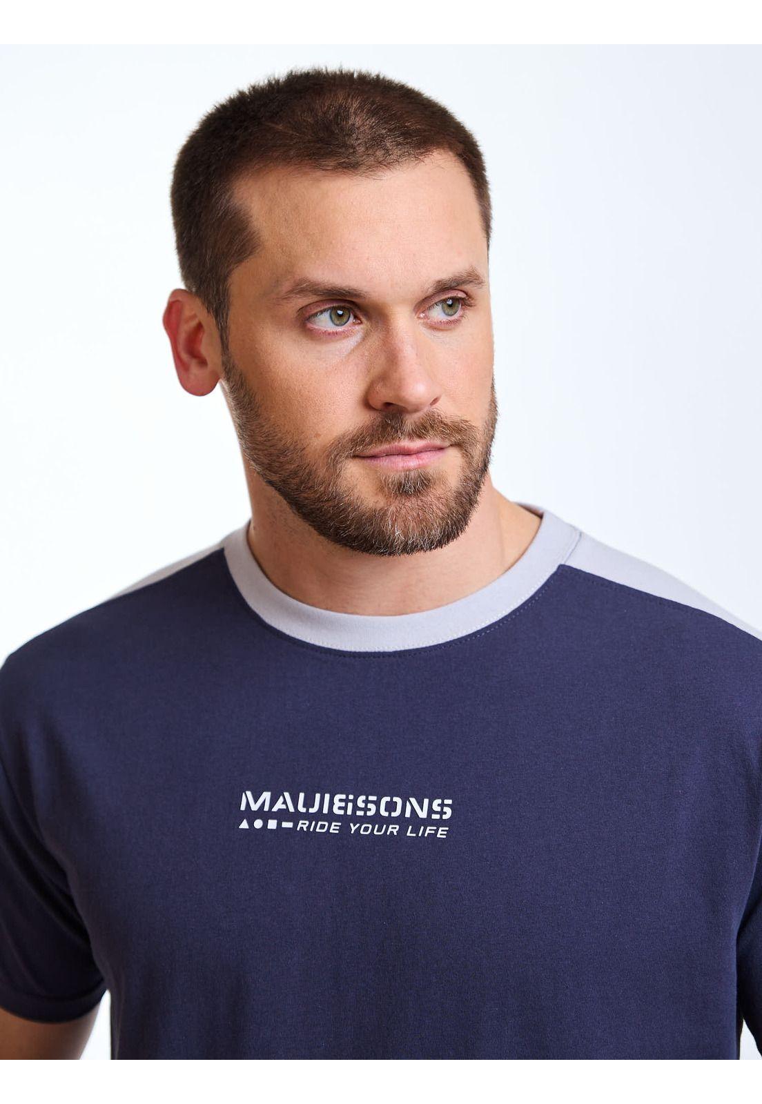 Polera MC Salty Gris Hombre Maui and Sons-3