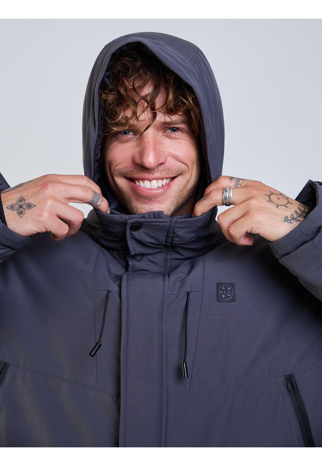 Chaqueta Jumpy Gris Hombre Maui And Sons-3