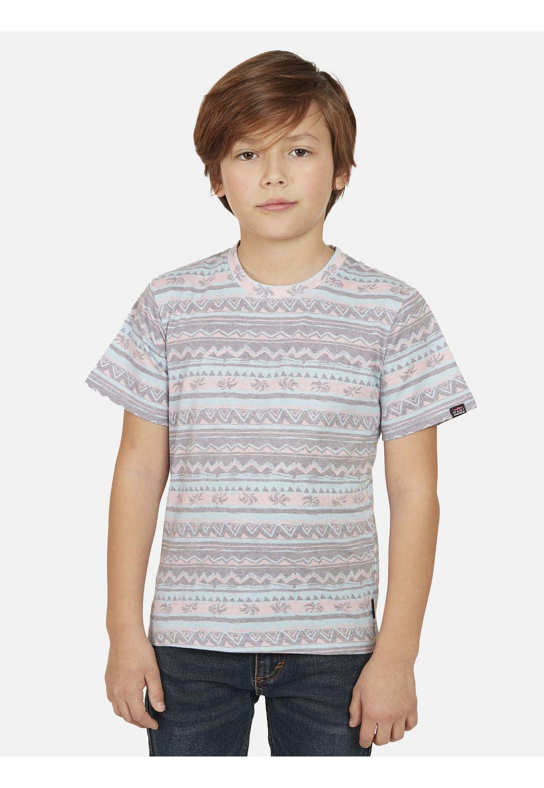 Polera ETHNIC LINES Niño Multicolor Maui and Sons-0
