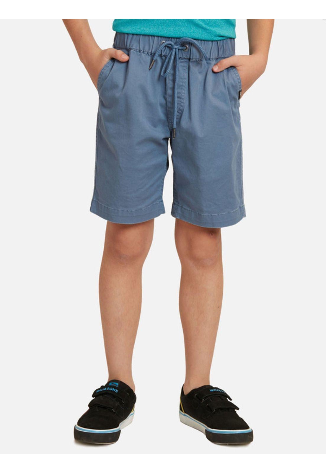 Bermuda Jogger Sand Kids Azul Maui and sons-0