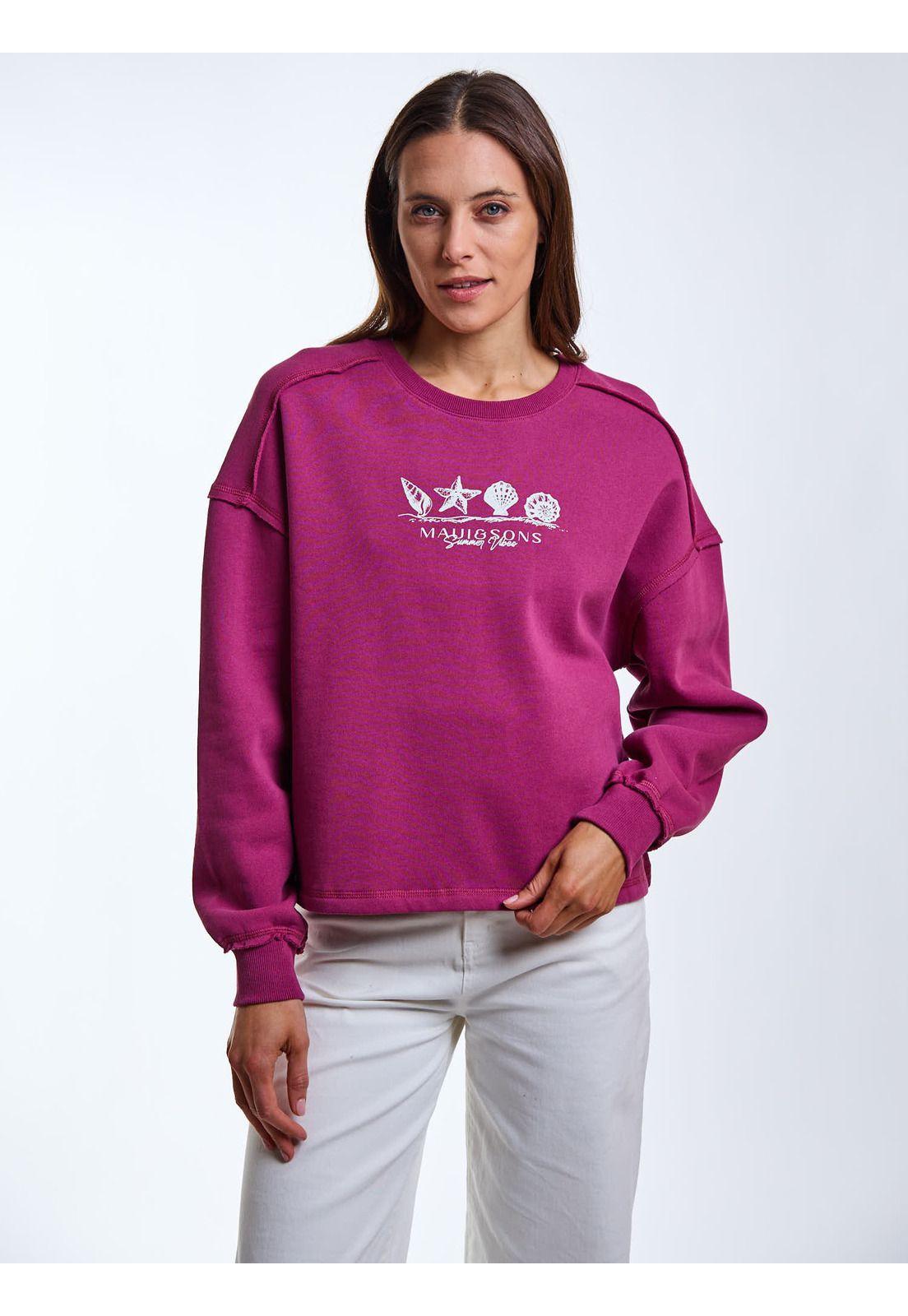 Poleron CR Malva Rosado Mujer Maui and Sons-4