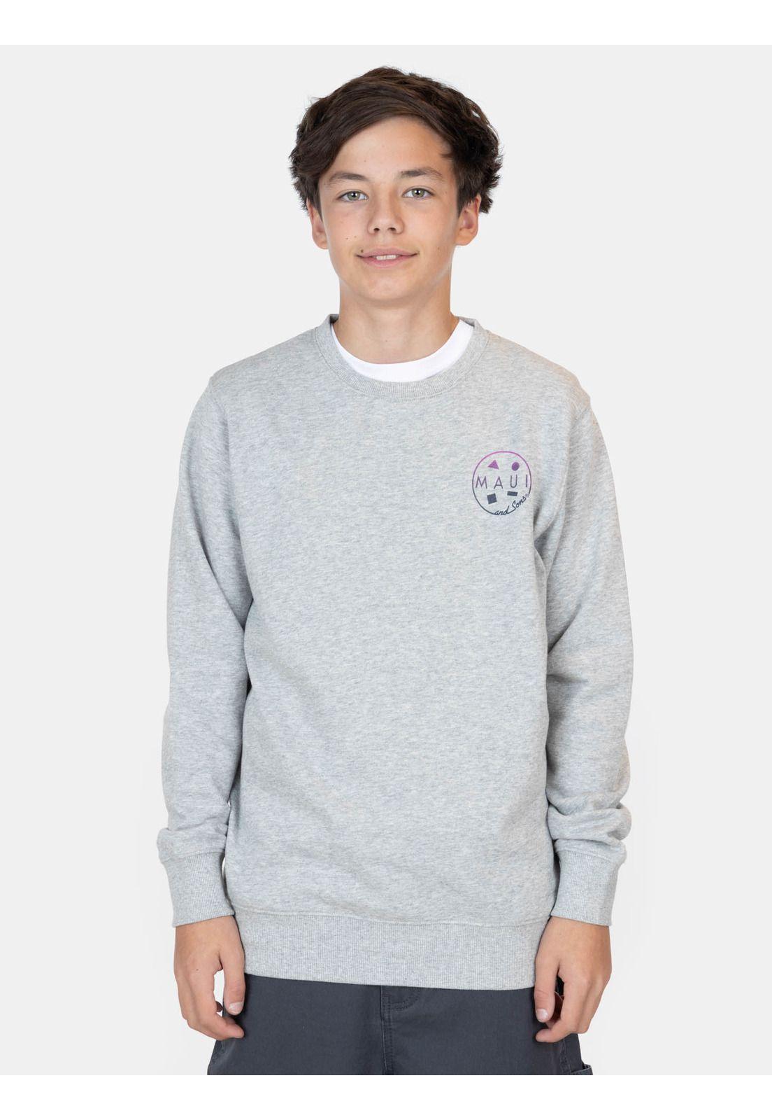 Poleron CR Lailix Gris Infantil Maui And Sons-0