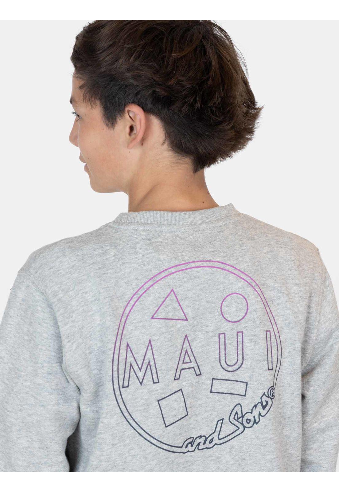 Poleron CR Lailix Gris Infantil Maui And Sons-2