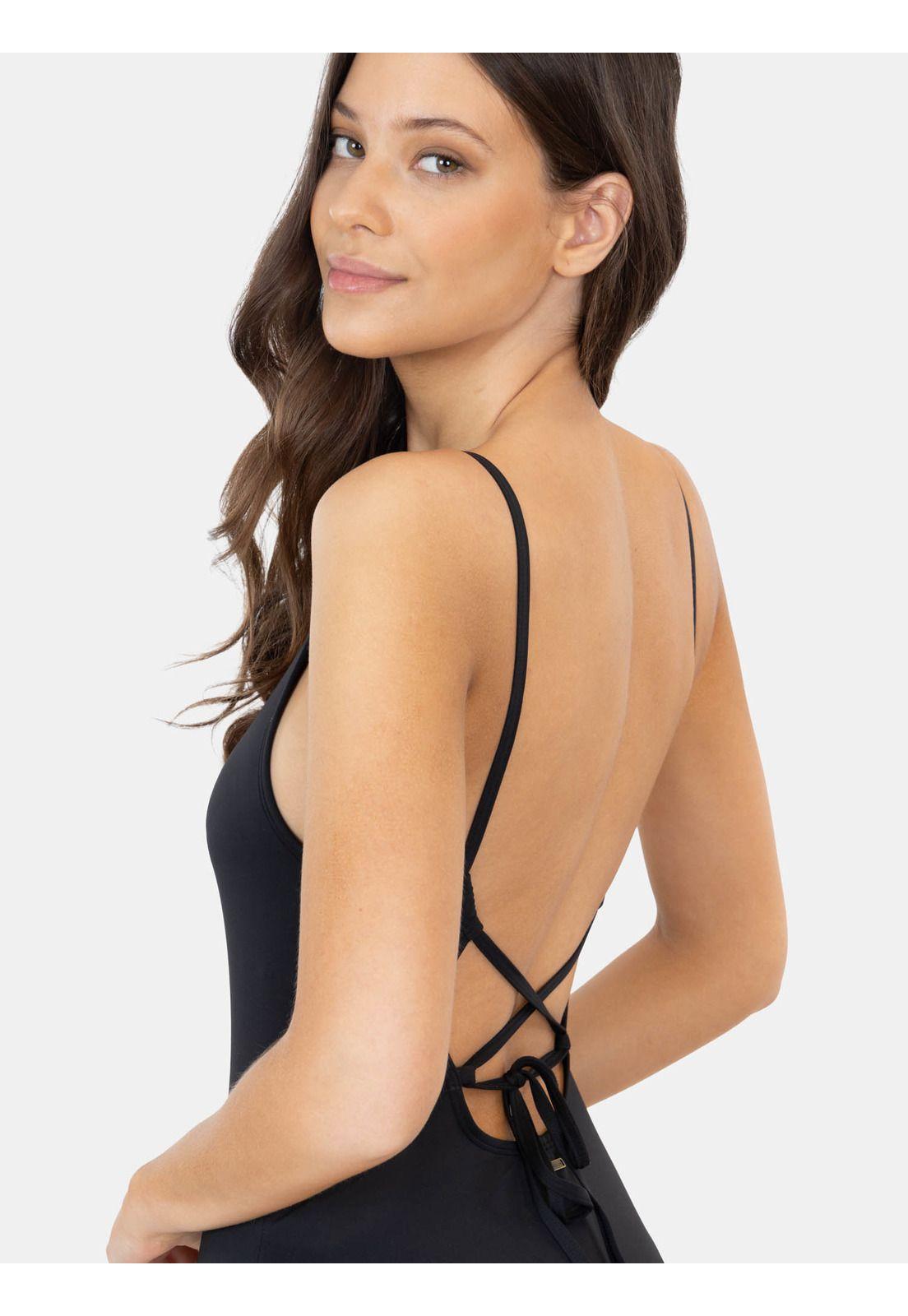 Traje de Baño Solaria Negro Mujer Maui And Sons-2