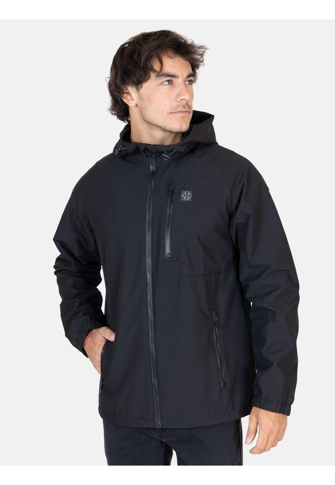 Cortaviento Paisse Negro Hombre Maui And Sons-0