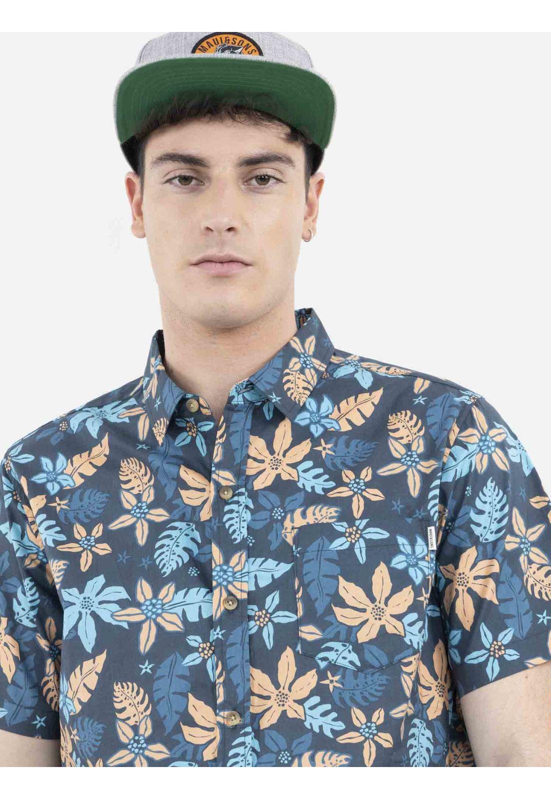 Camisa INNER JUNGLE Hombre Multicolor Maui and Sons-0