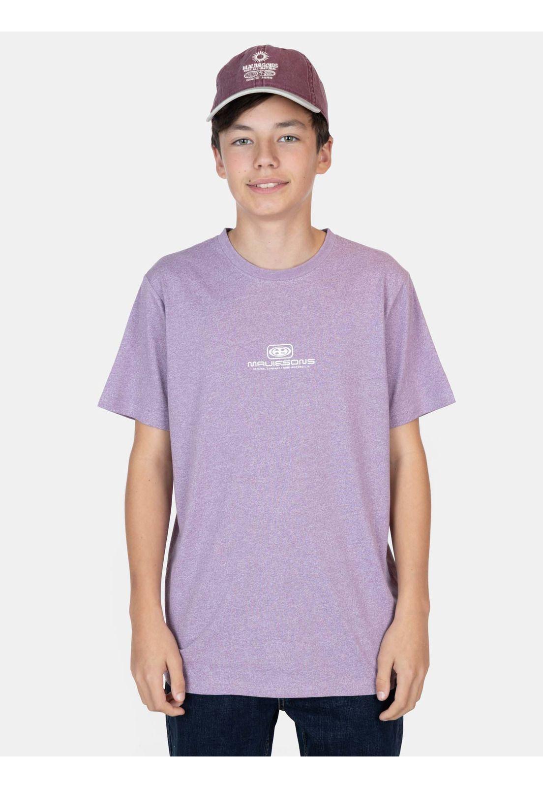 Polera MC Océano Rider Morado Infantil Maui And Sons-0