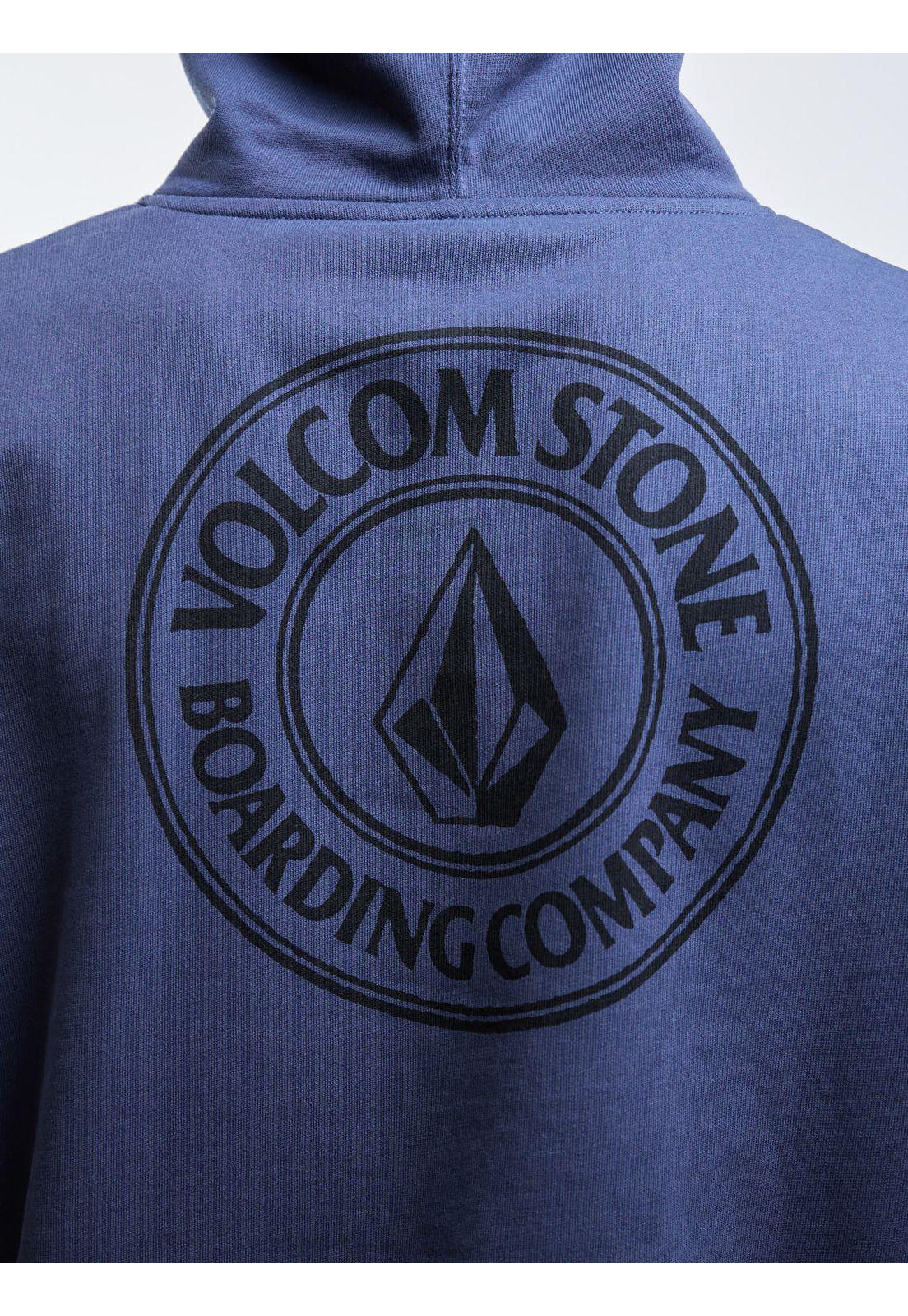 Poleron Canguro Watanite Po Azul Hombre Volcom-3