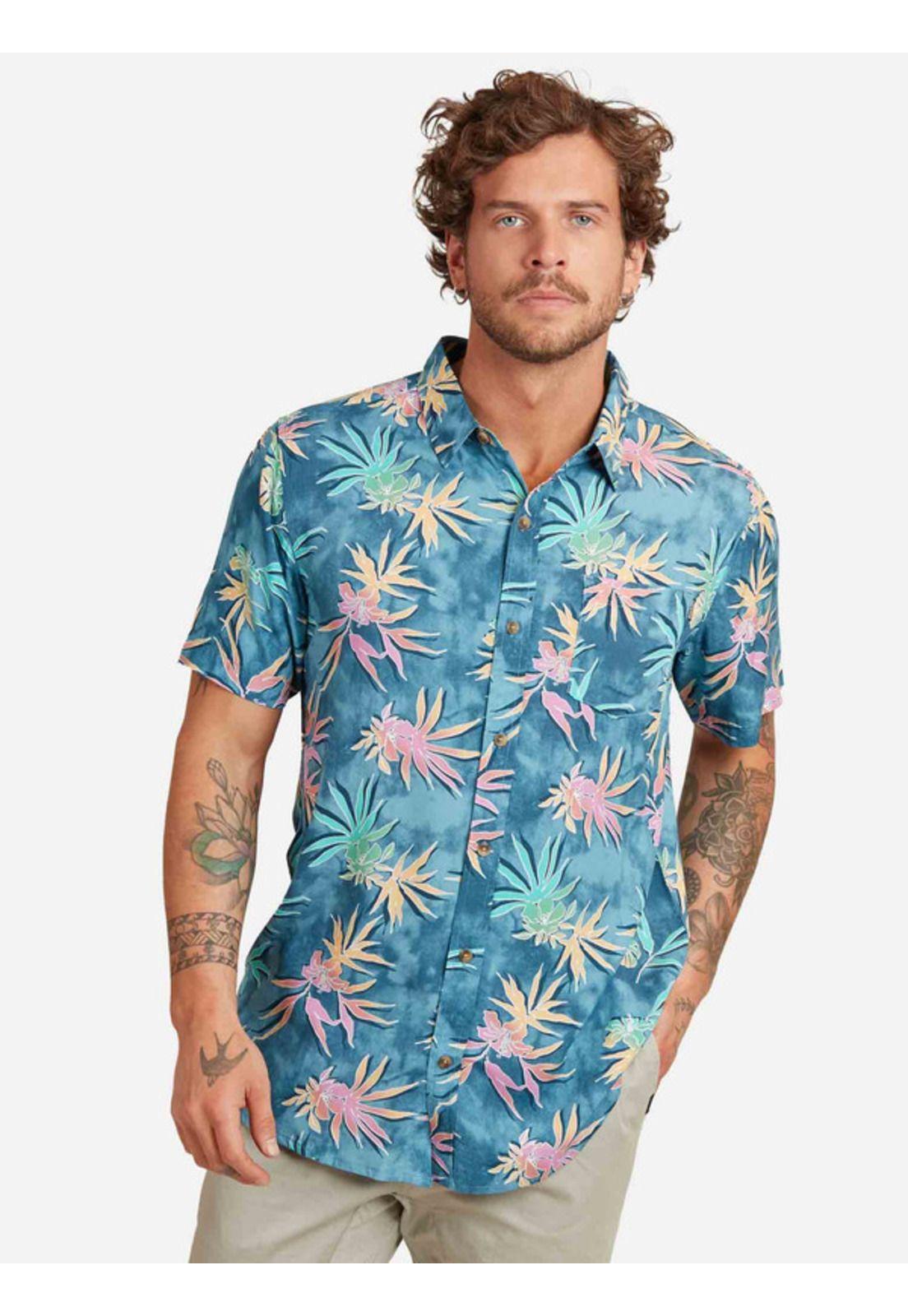 Camisa Mc 5C885 Hombre Multicolor Maui And Sons-0