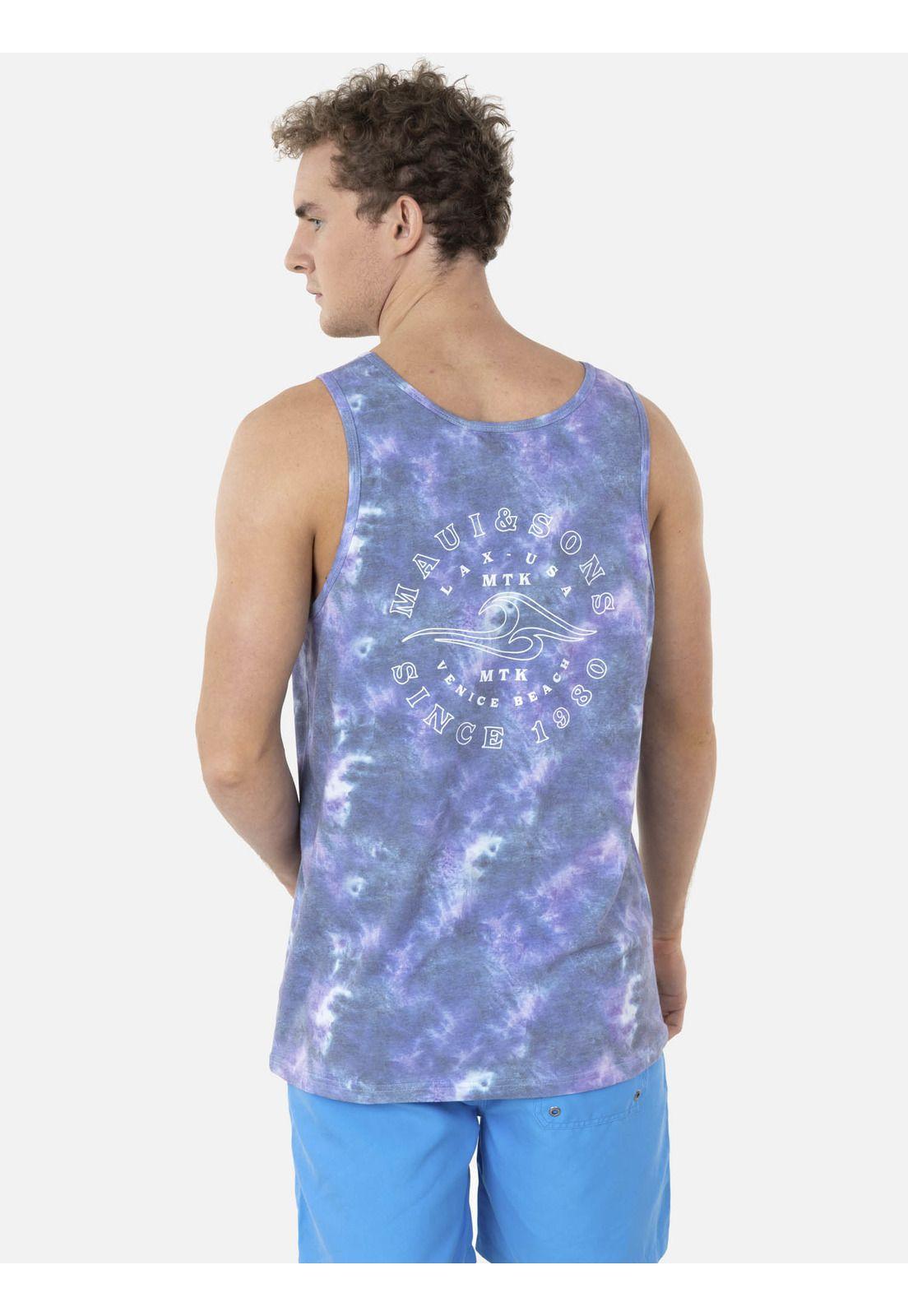 Polera SM VENICE BEACH TIE DYE Hombre Multicolor Maui and Sons-1
