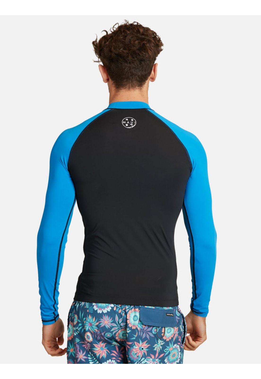 Polera UVP LuminaShade Garb Azul Hombre Maui and sons-1