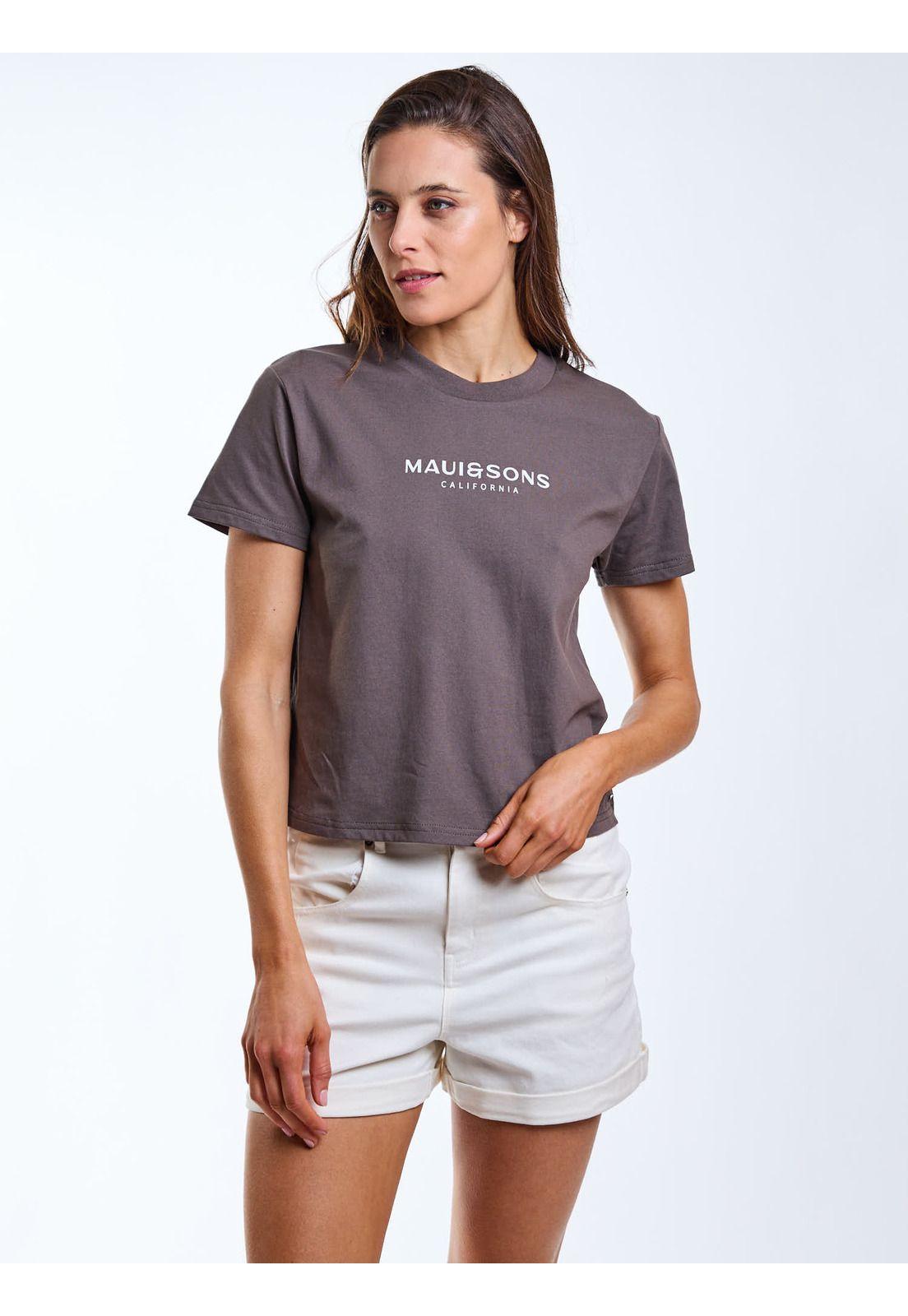 Polera MC Rhea Café Mujer Maui and Sons-5