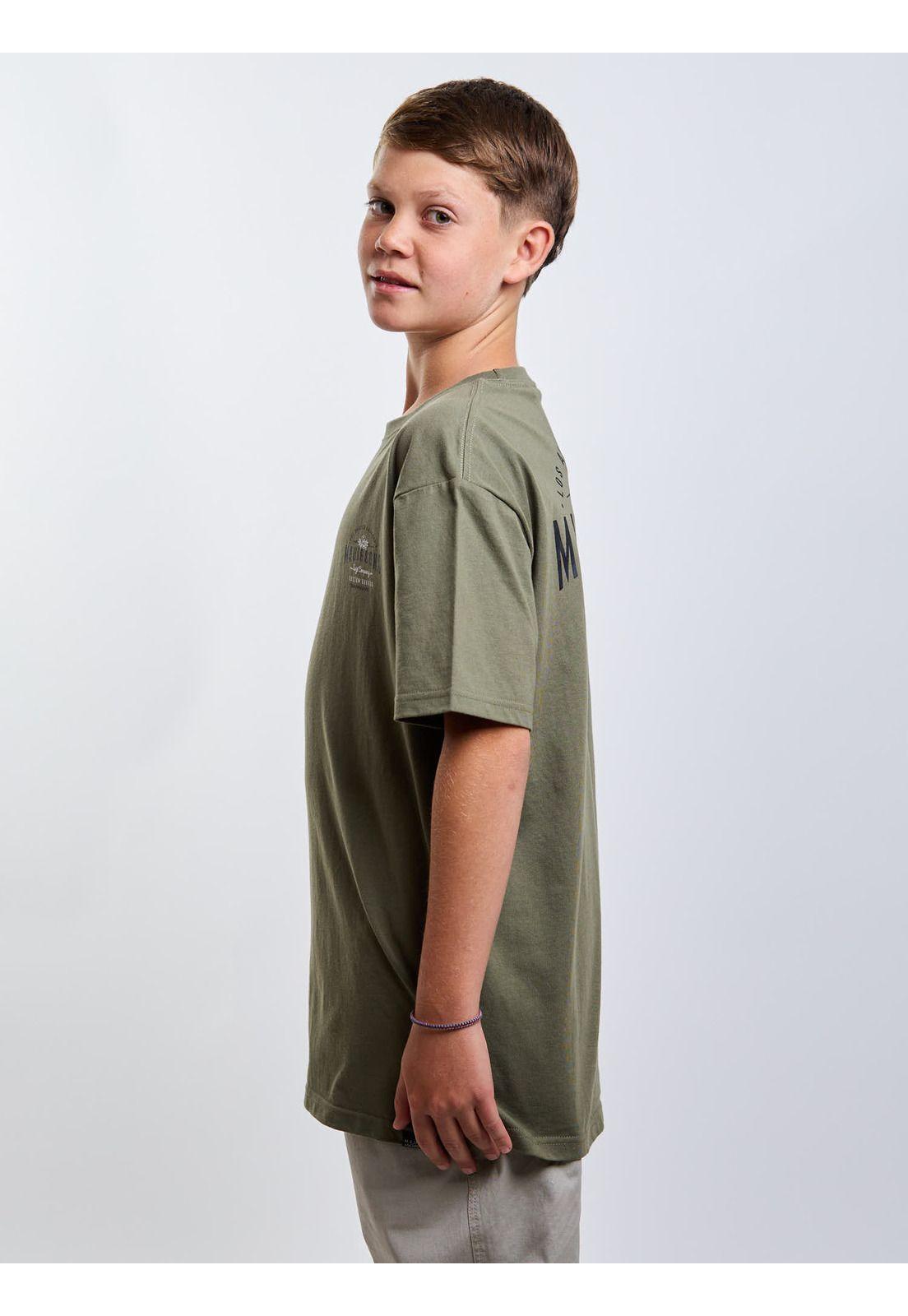 Polera MC Los Angeles Verde Infantil Maui And Sons-2