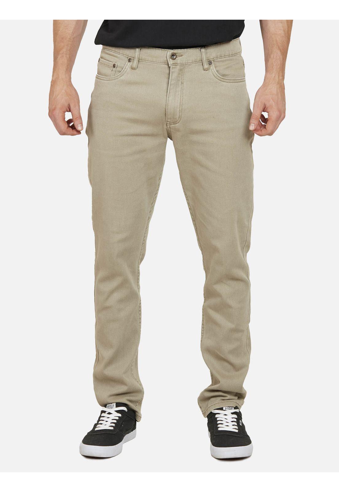 Pantalon 5N160 Hombre Khaki Maui and Sons-0