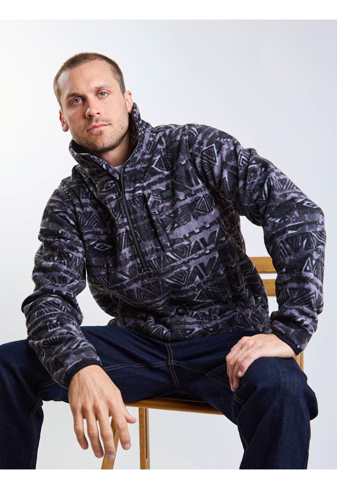 Poleron Polar Ancestral Land Multicolor Hombre Maui And Sons-5