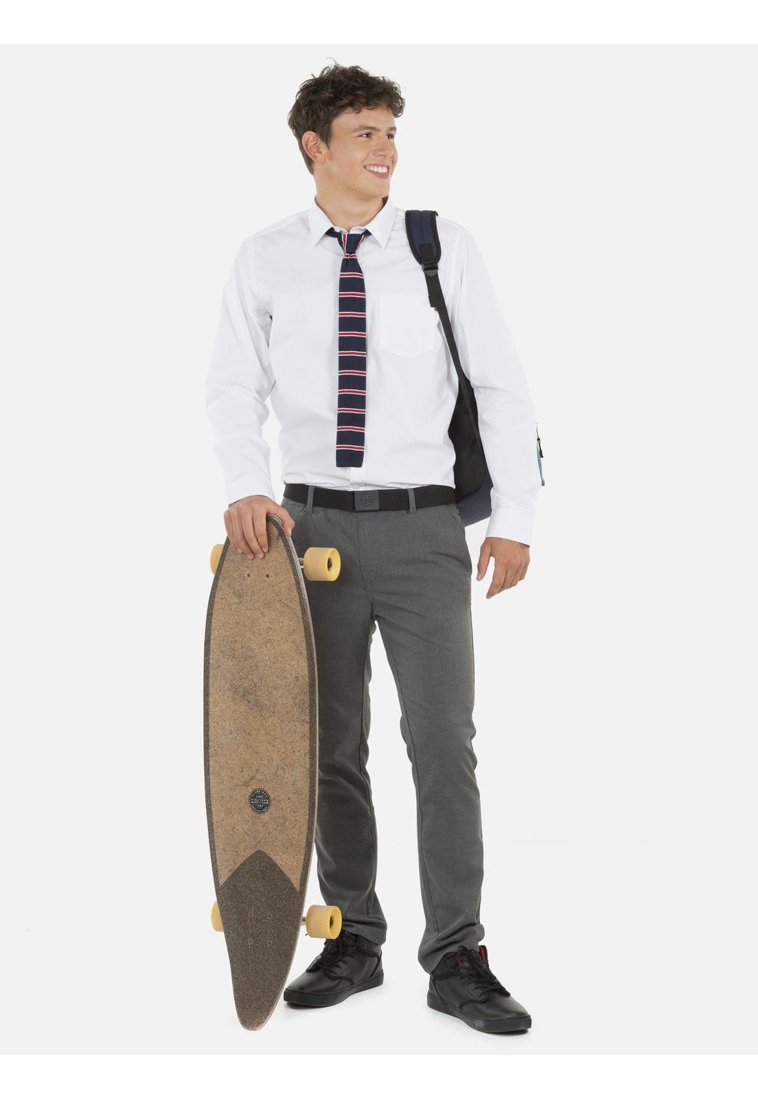 Camisa Hombre Escolar 5M281-IC10 Blanco Maui and Sons-3