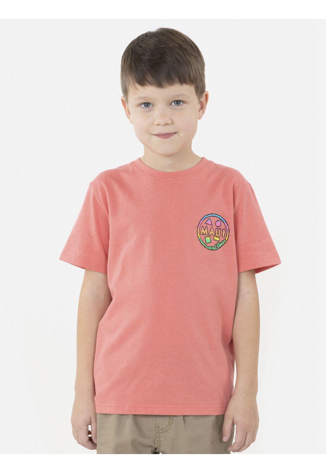 Polera ART COOKIE Niño Rosado Maui and Sons-0