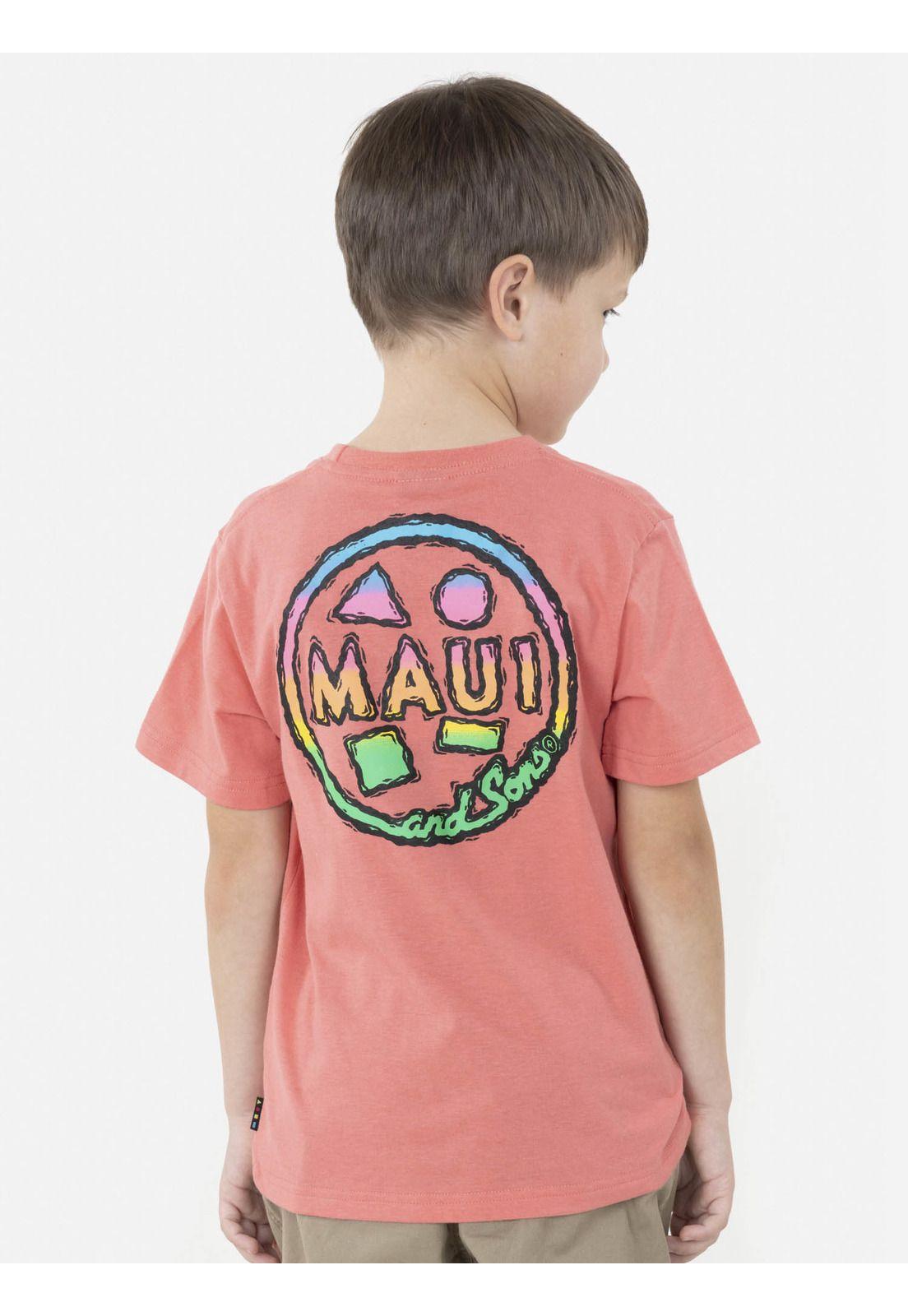 Polera ART COOKIE Niño Rosado Maui and Sons-1