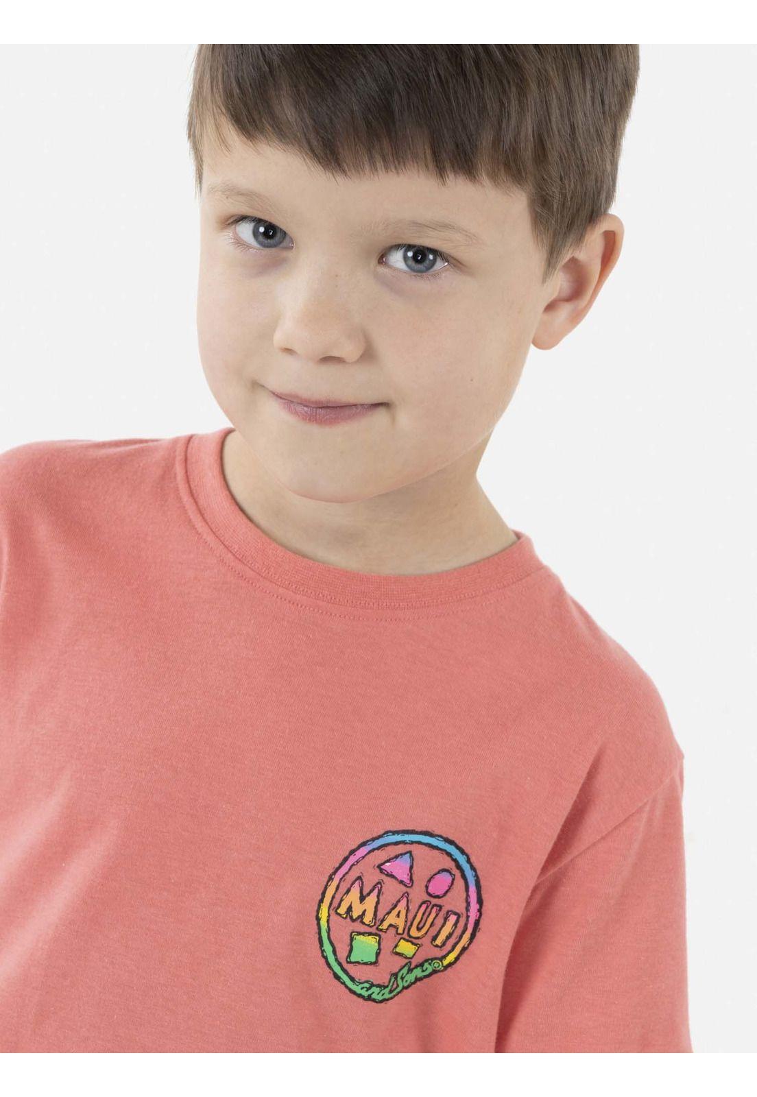 Polera ART COOKIE Niño Rosado Maui and Sons-2