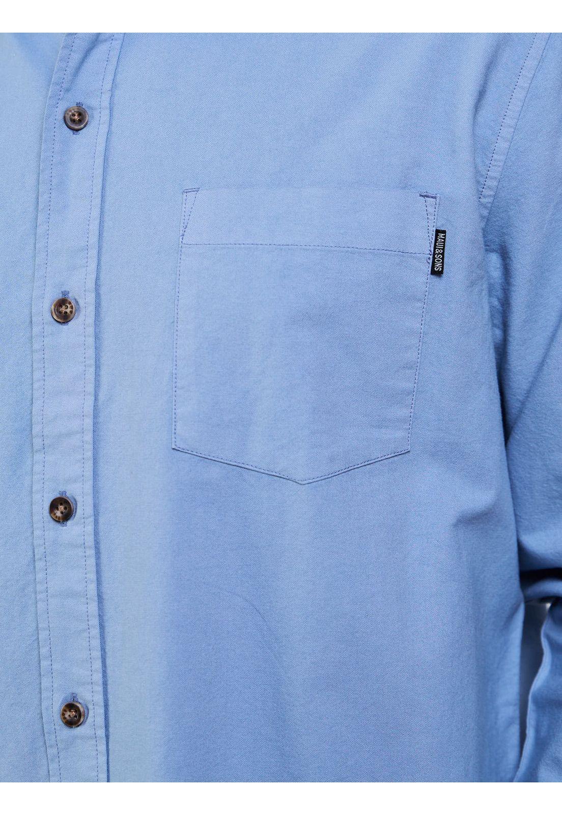 Camisa Groovy Celeste Hombre Maui And Sons-4