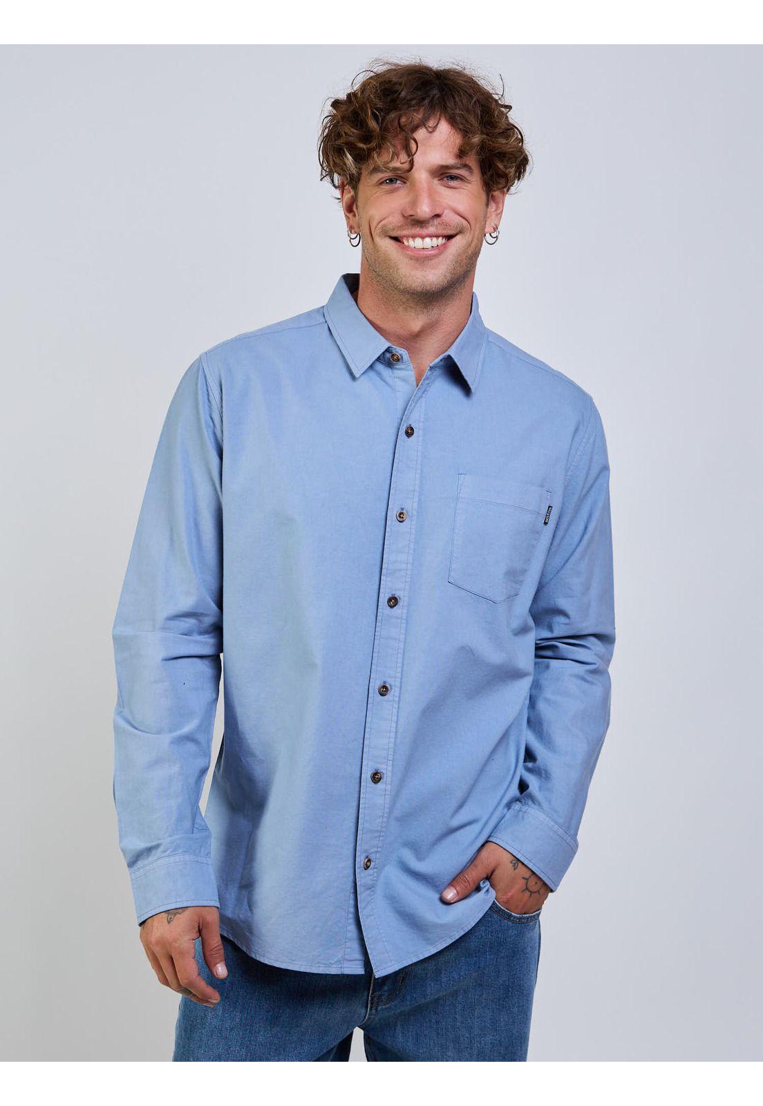 Camisa Groovy Celeste Hombre Maui And Sons-5