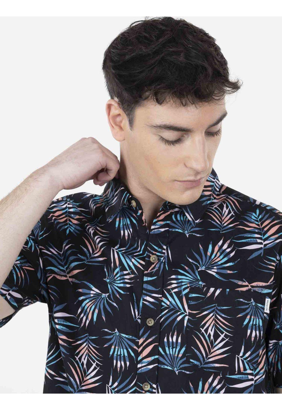 Camisa PALM LAX Hombre Multicolor Maui and Sons-0