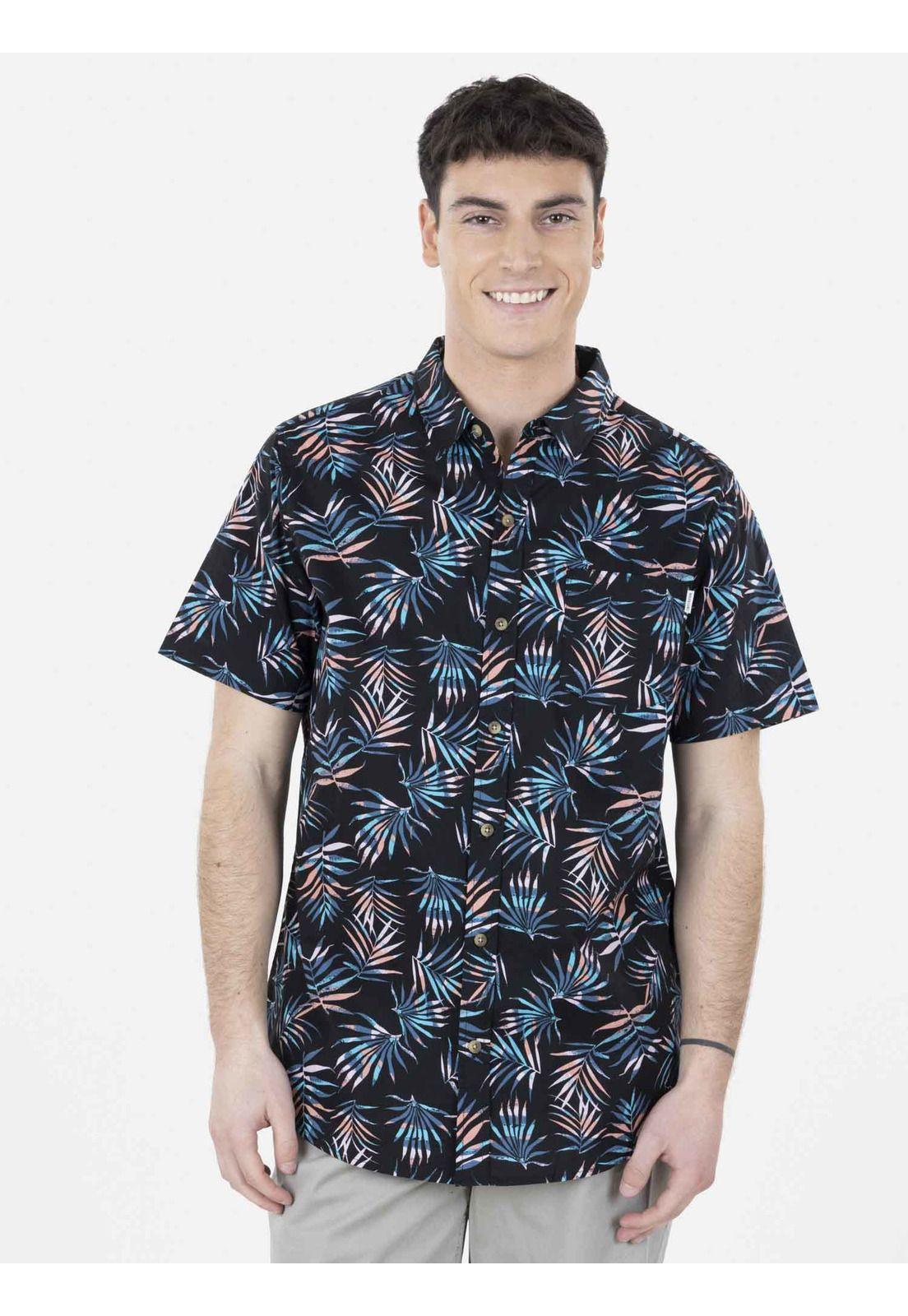 Camisa PALM LAX Hombre Multicolor Maui and Sons-1