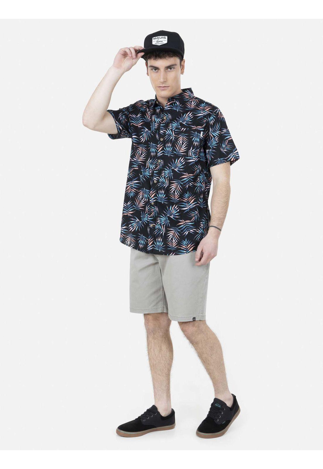 Camisa PALM LAX Hombre Multicolor Maui and Sons-3