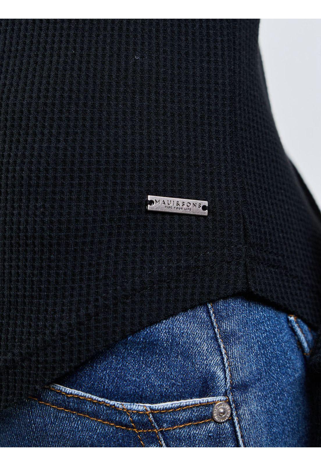 Polera ML Sicilia Negro Mujer Maui And Sons-4