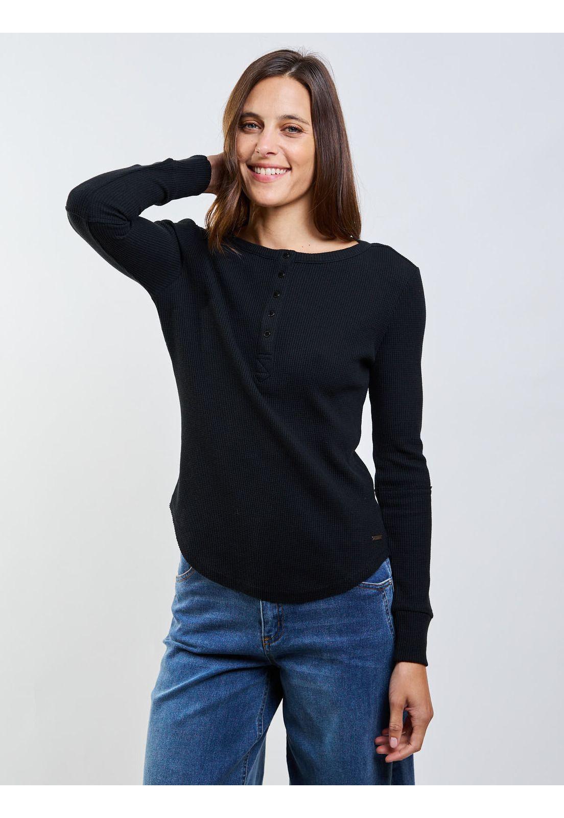 Polera ML Sicilia Negro Mujer Maui And Sons-5