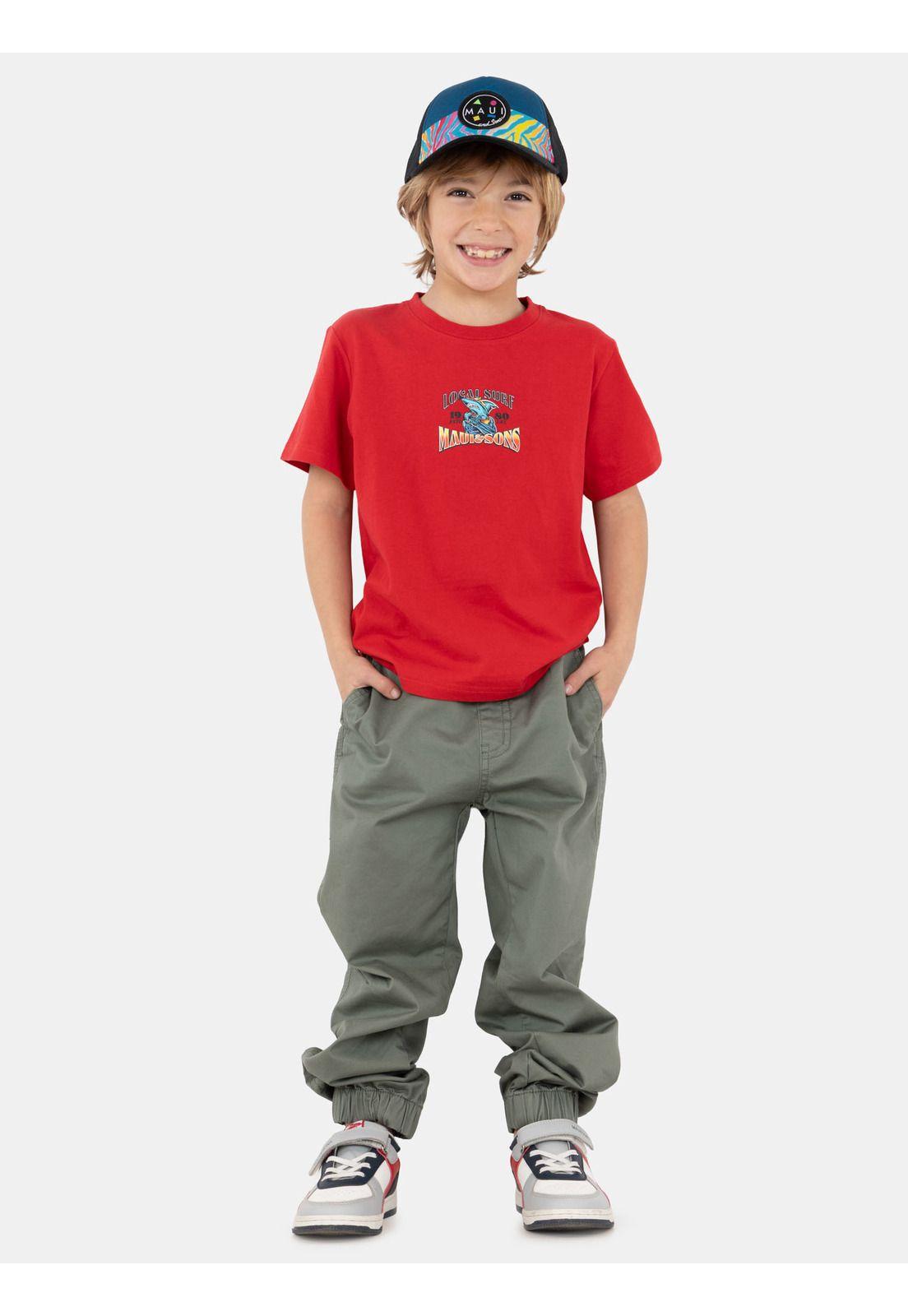 Polera MC Nautika Rojo Infantil Maui And Sons-3