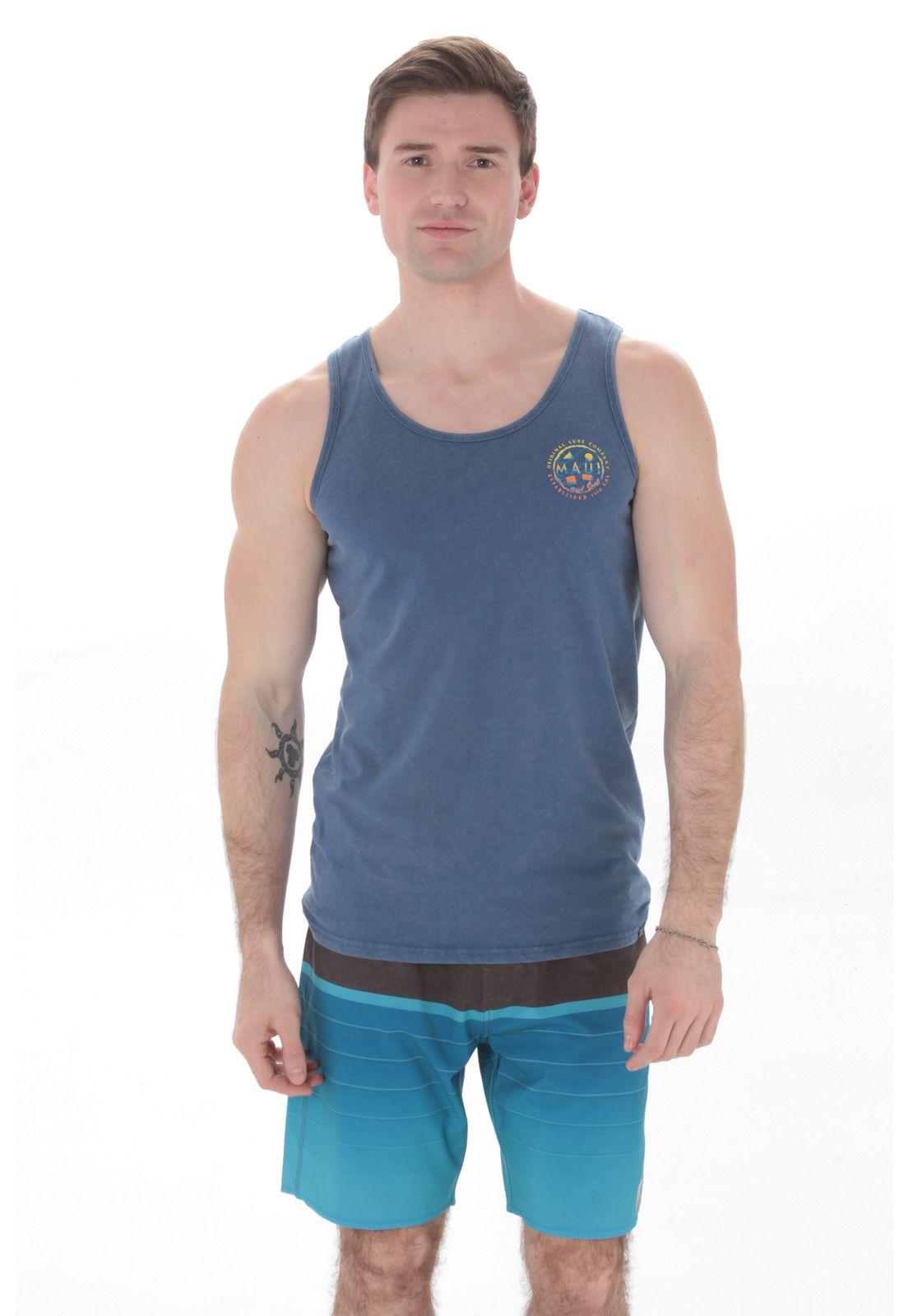 Polera S/M Hombre 5P1010-MV21 Azul-0