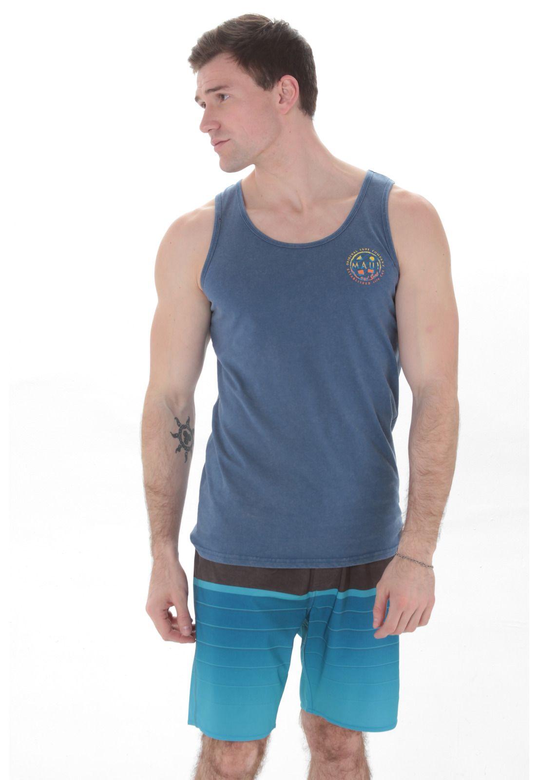 Polera S/M Hombre 5P1010-MV21 Azul-3