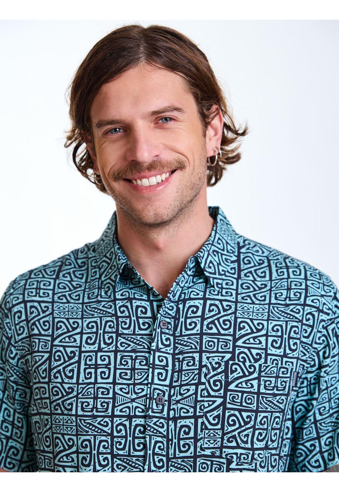 Camisa MC Kailo Multicolor Hombre Maui and Sons-3