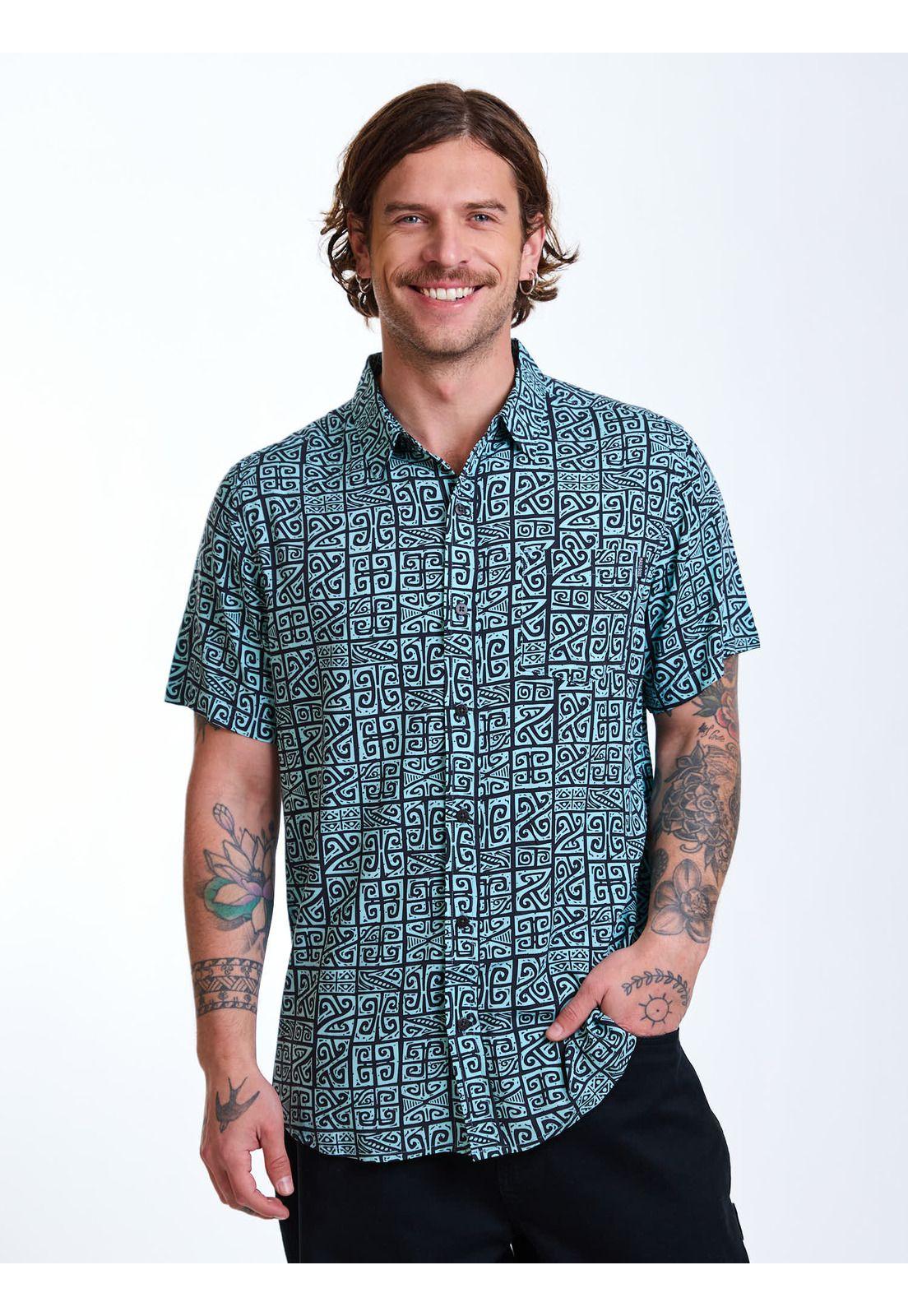 Camisa MC Kailo Multicolor Hombre Maui and Sons-4