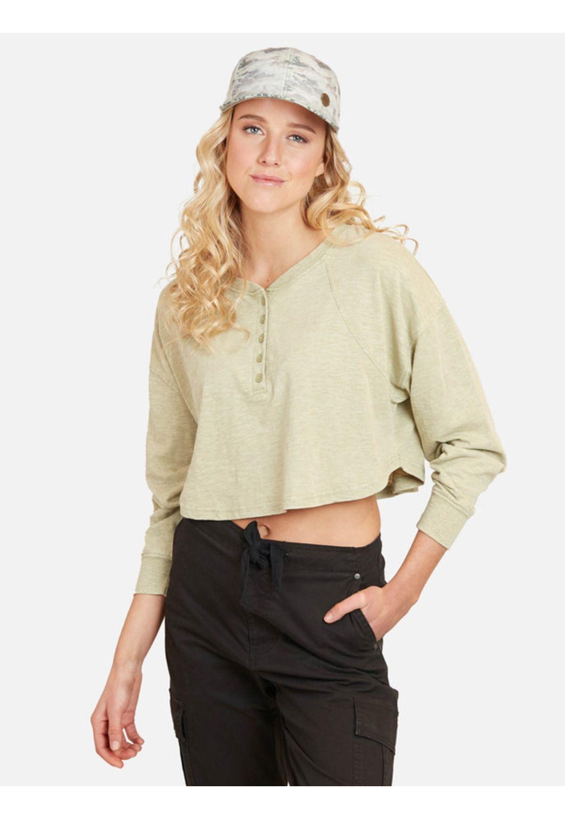 Polera Casual Acid Mujer Verde Maui And Sons-0