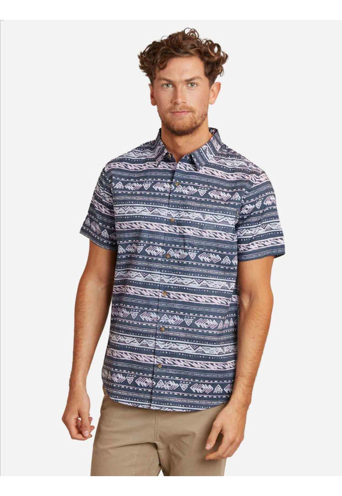 Camisa Hawaii Street Hombre Multicolor Maui And Sons-0