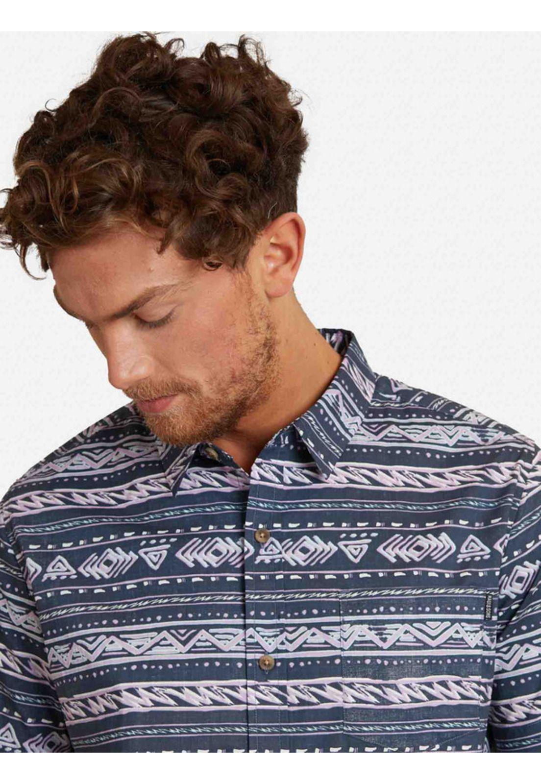 Camisa Hawaii Street Hombre Multicolor Maui And Sons-2