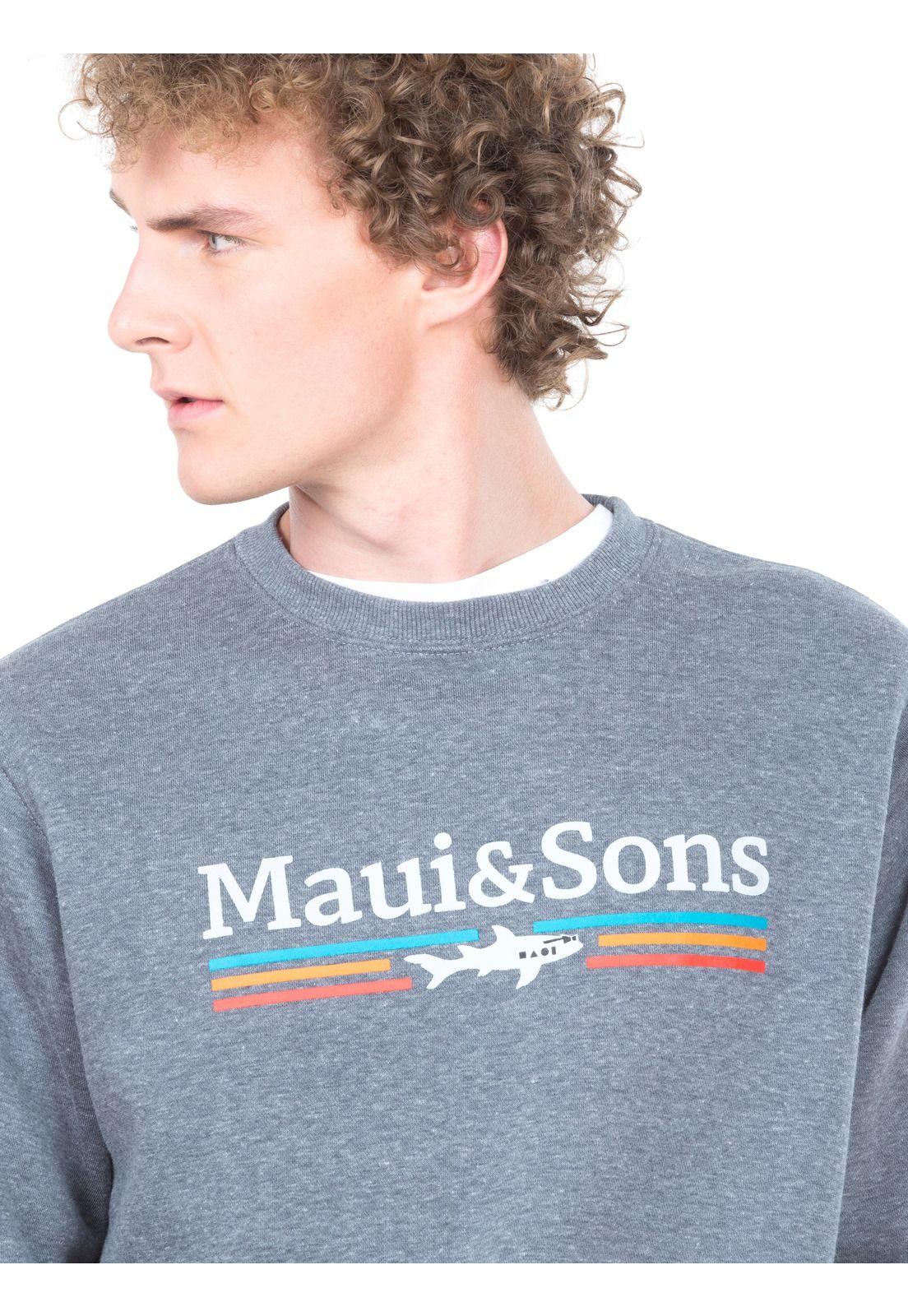 Poleron Cuello Redondo Hombre 5O966-MI20 Gris Maui and Sons-2