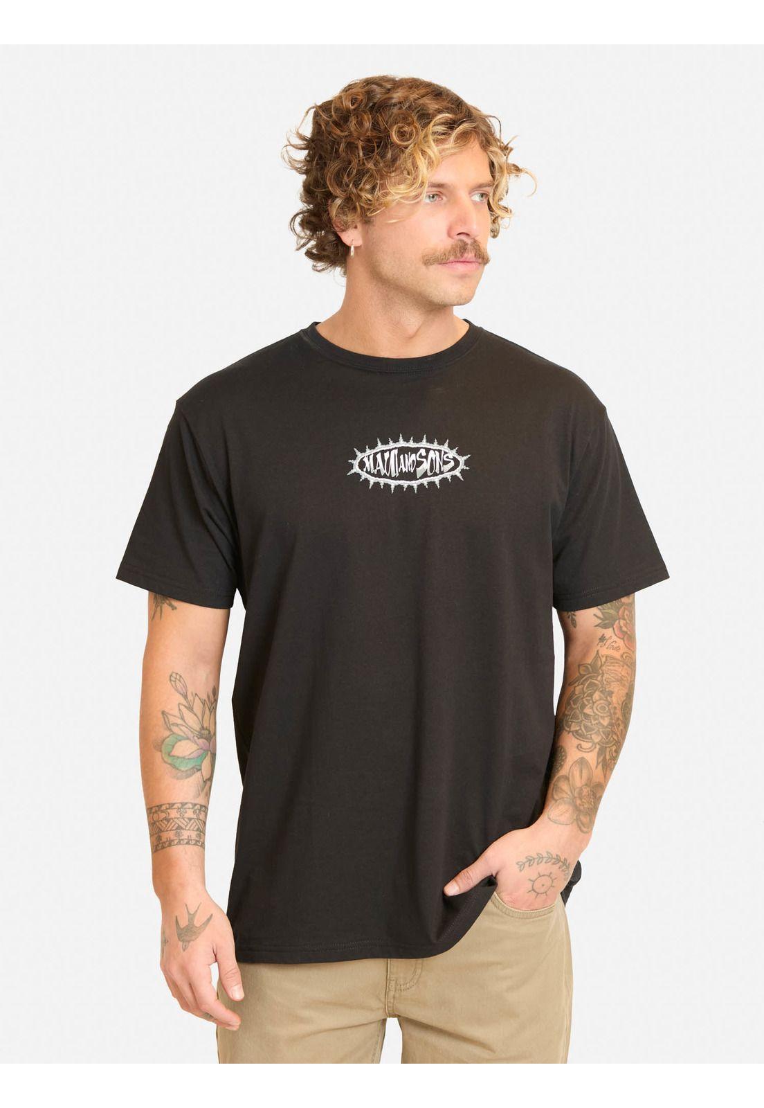 Polera MC Bokov Negro Hombre Maui And Sons-0