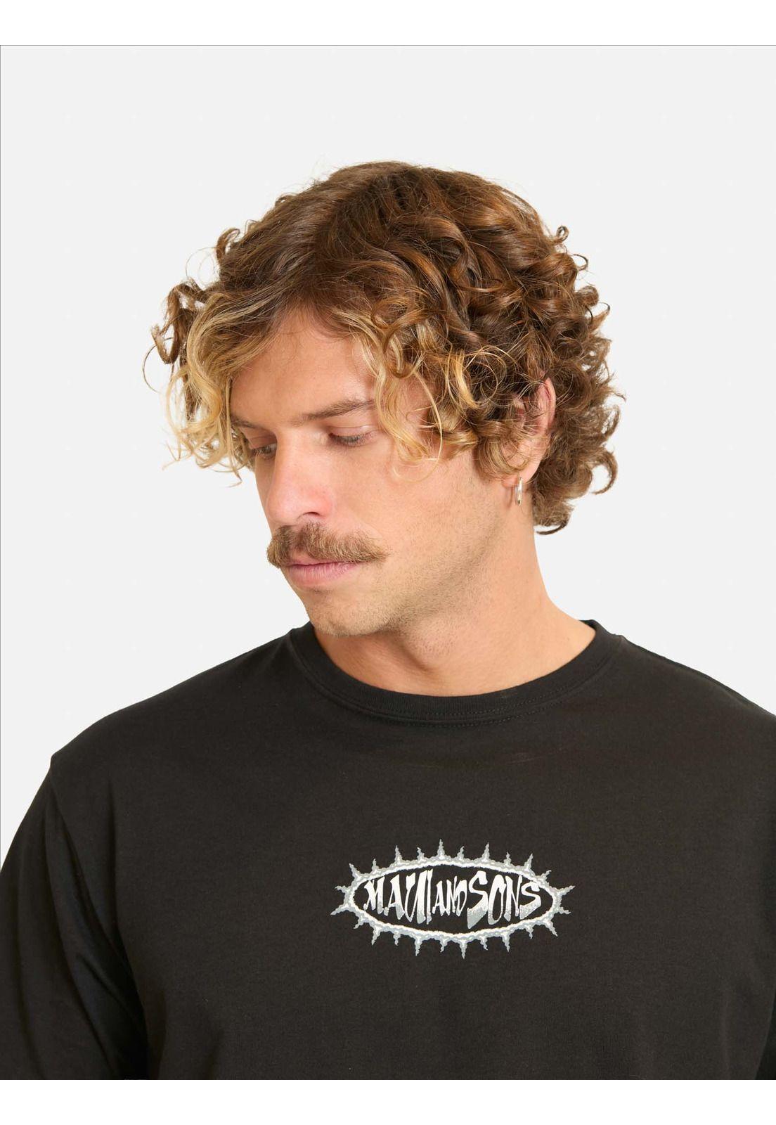 Polera MC Bokov Negro Hombre Maui And Sons-2